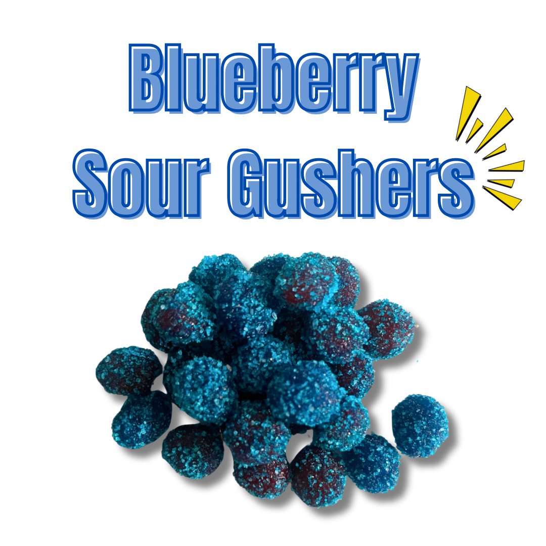 Blue berry sour gushers