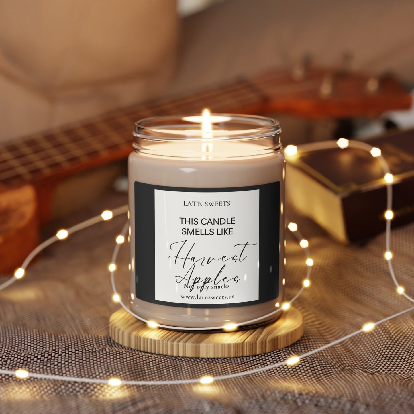 This candle smells like Harvest Apples Soy Candle, 9oz