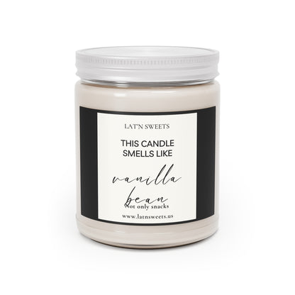 This Candle smells like Vanilla Bean, 9oz