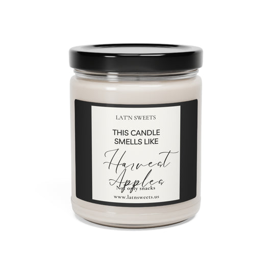 This candle smells like Harvest Apples Soy Candle, 9oz