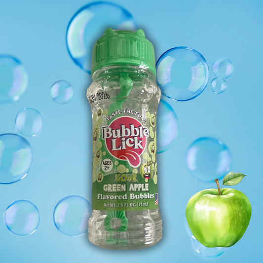 Bubble Lick: Green Sour Apple edible bubbles