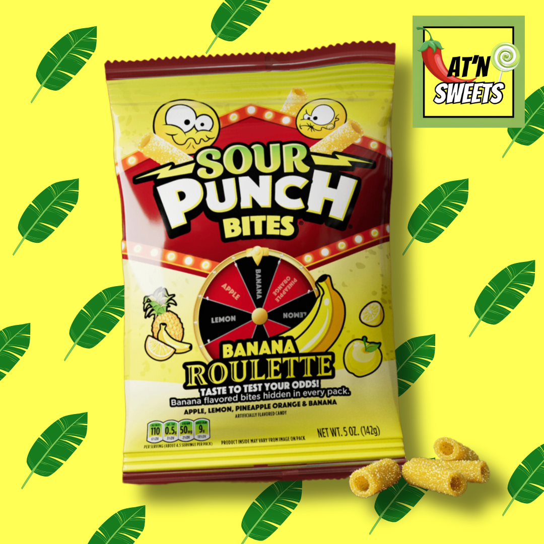 Sour punch bites banana roulette 