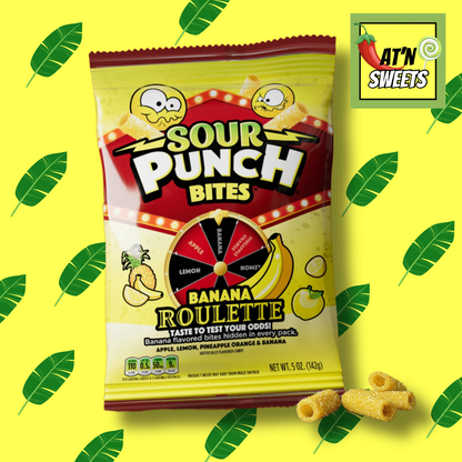 Sour punch bites banana roulette 