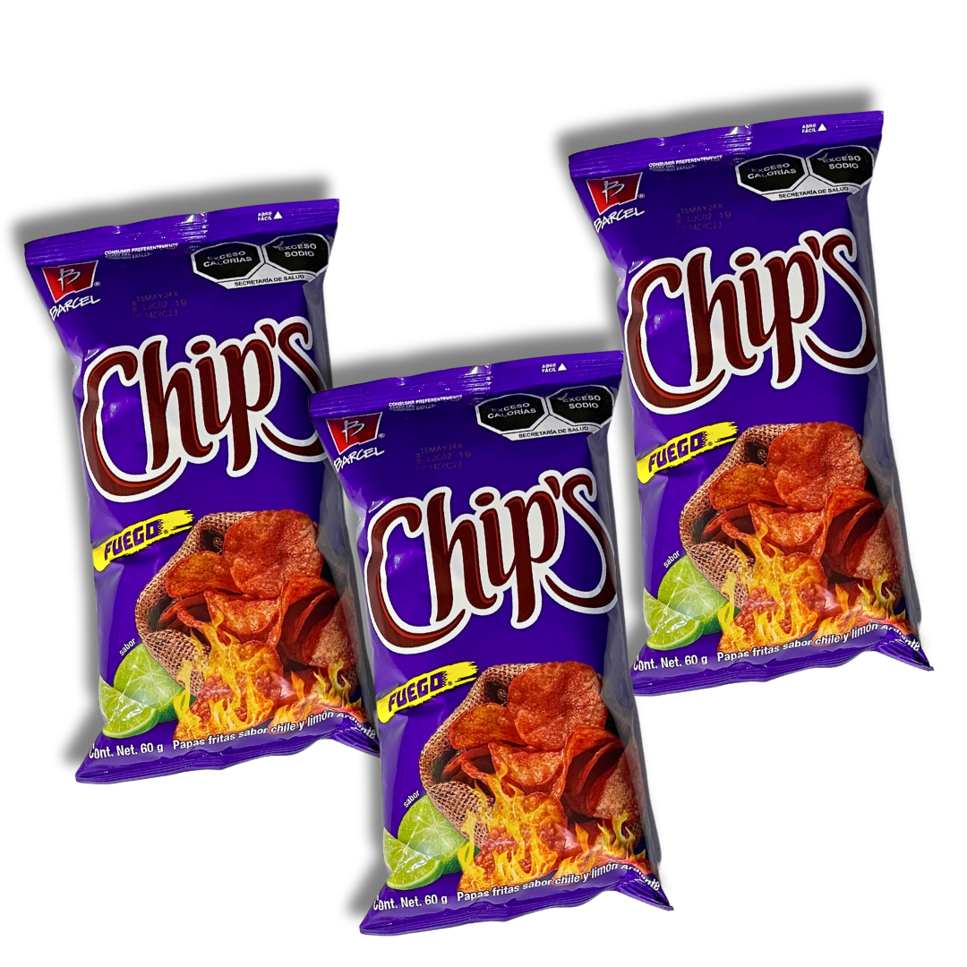 Fuego Mexican Chips 3 Pack