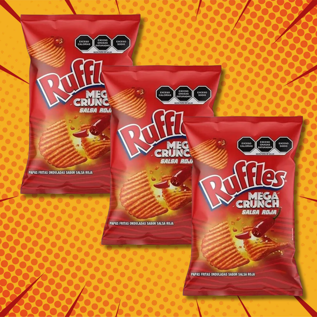 Ruffles Salsa Roja 3 Pack