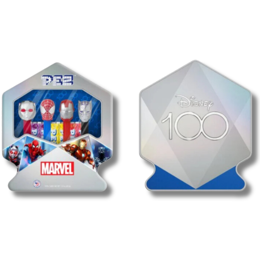 Marvel Disney 100th PEZ Gift Tin Set