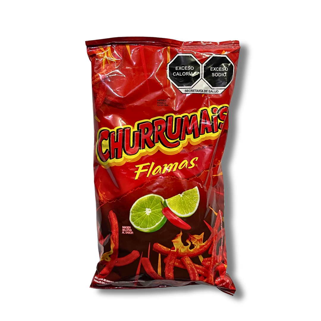 Churromais  flamas  Mexican Chip bag