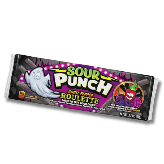 Sour Punch Straws Ghost Pepper Roulette