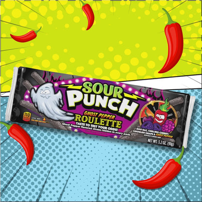 Sour Punch Straws Ghost Pepper Roulette