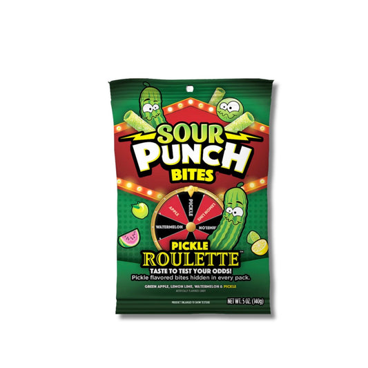 Sour Punch Bites Pickle Roulette