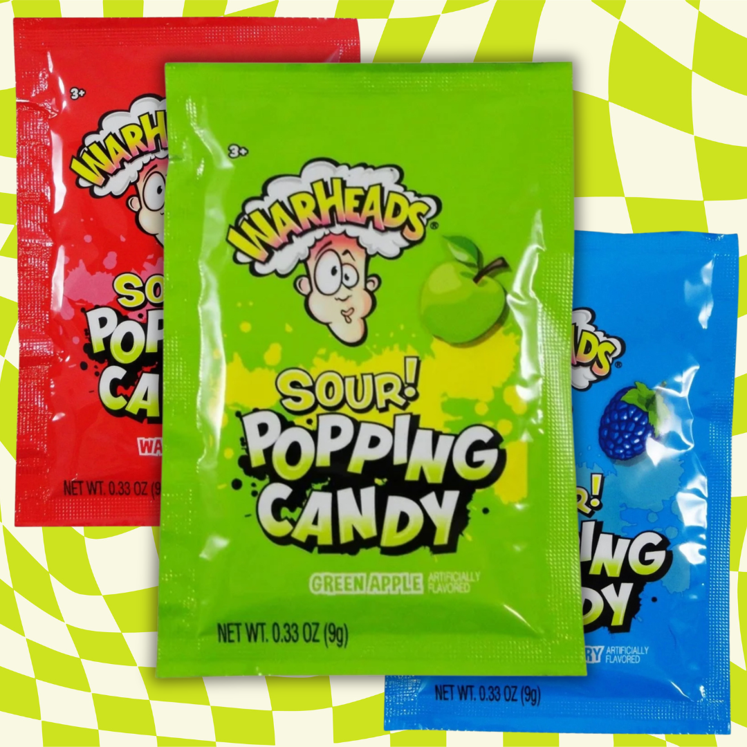 Warheads Sour! Popping Candy Variety